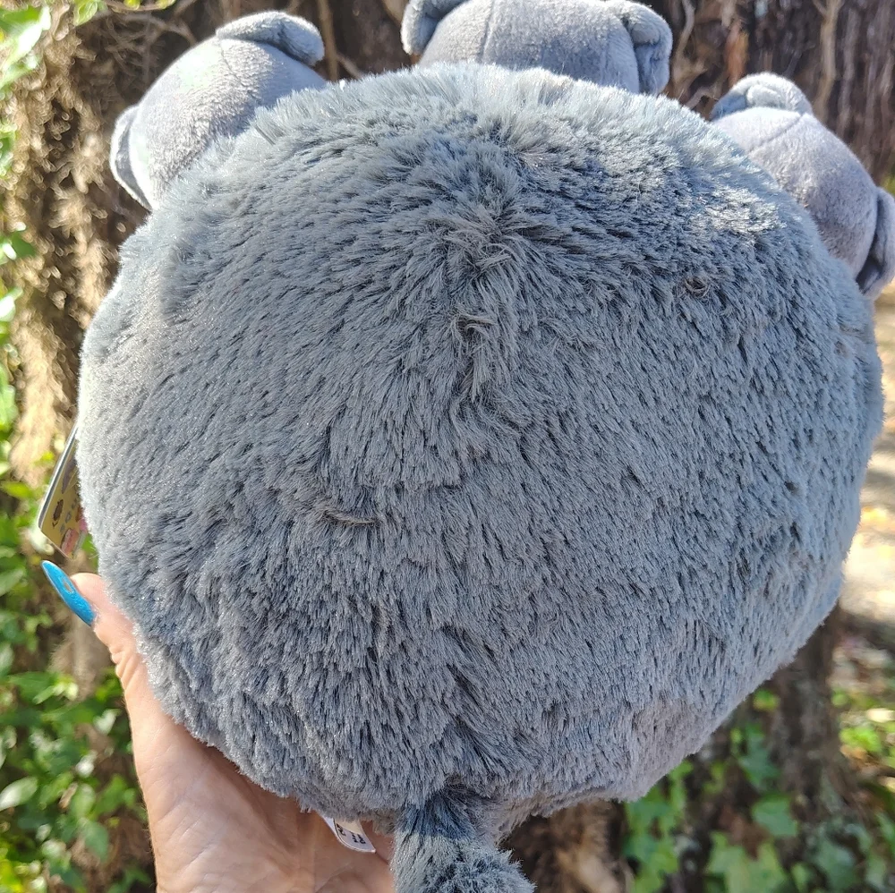 SQUISHABLE CERBERUS 3 HEADED DOGS ROUND 9" PLUSH NWT - Picture 8 of 8